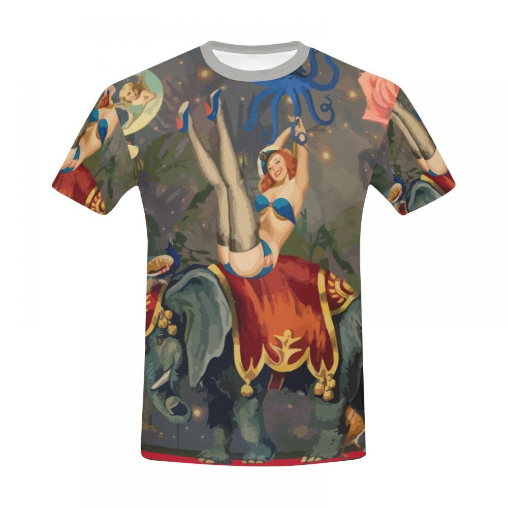 Camiseta Curta Masculino Arte Digital Joy World