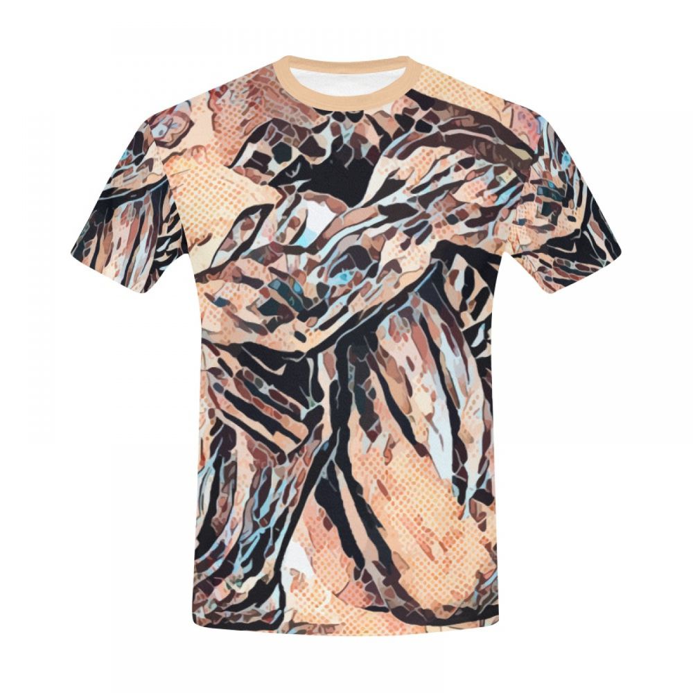 Camiseta Curta Masculino Arte Digital Solitário