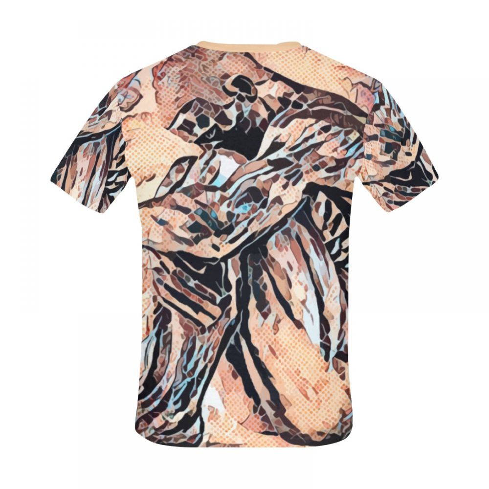 Camiseta Curta Masculino Arte Digital Solitário