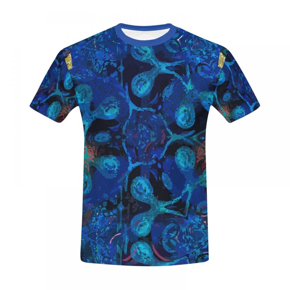 Camiseta Curta Masculino Art Digital Crayon Em Led