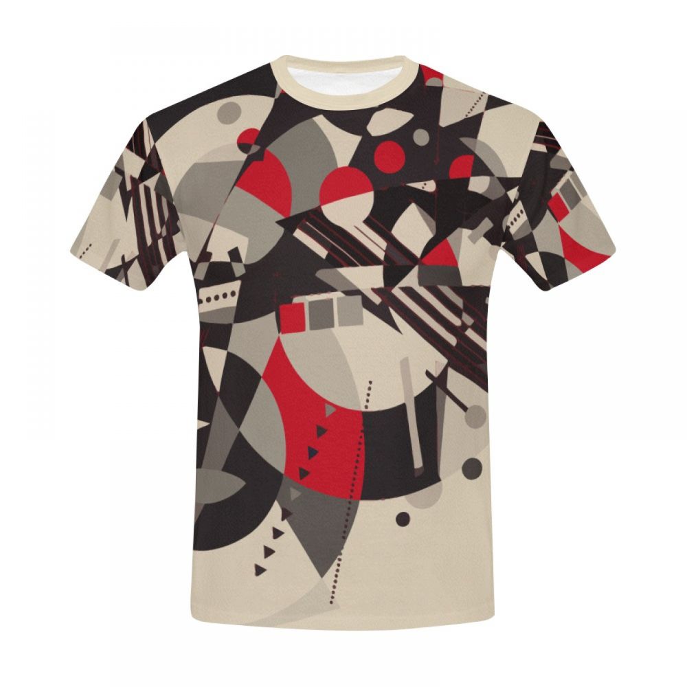 Camiseta Curta Masculino Papiro De Arte Geométrica