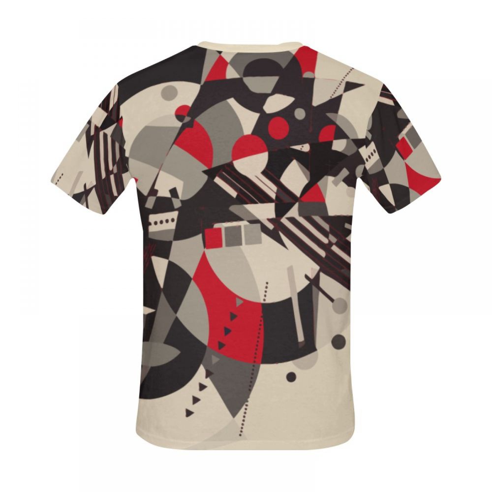 Camiseta Curta Masculino Papiro De Arte Geométrica