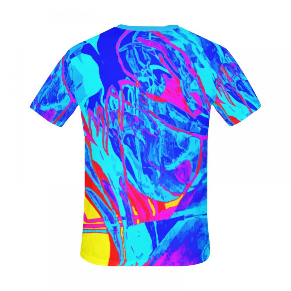 Camiseta Curta Masculino A Arte Abstrata Sofre