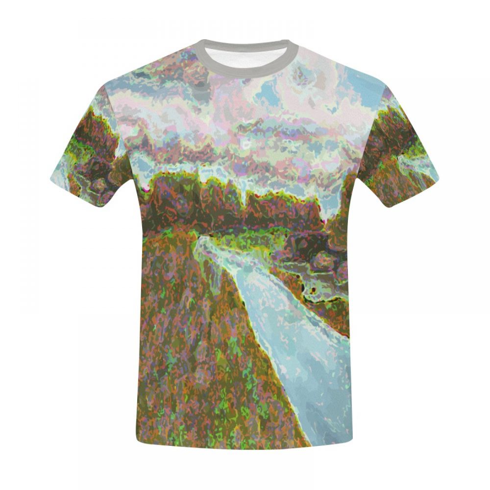 Camiseta Curta Masculino Street Art Village River