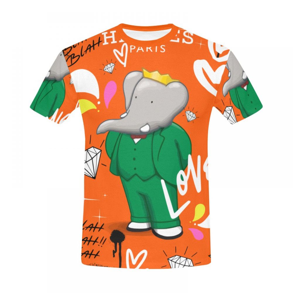 Camiseta Curta Masculino Arte De Rua Sr Elefante