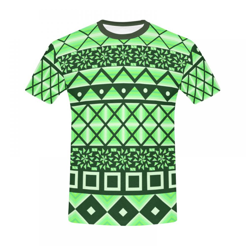 Camiseta Curta Masculino Caixa Verde De Arte Conceitual