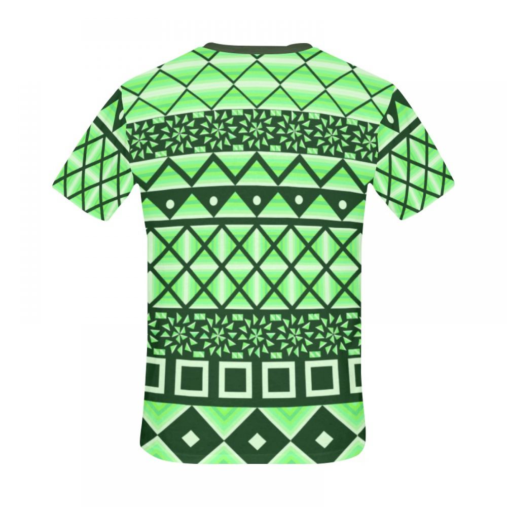 Camiseta Curta Masculino Caixa Verde De Arte Conceitual