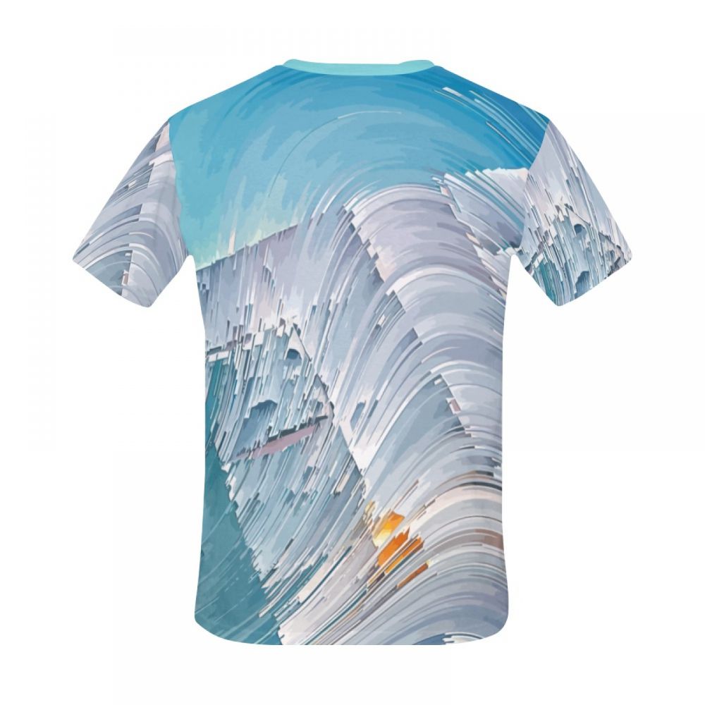 Camiseta Curta Masculino Concha Das Maldivas Arte Marinha