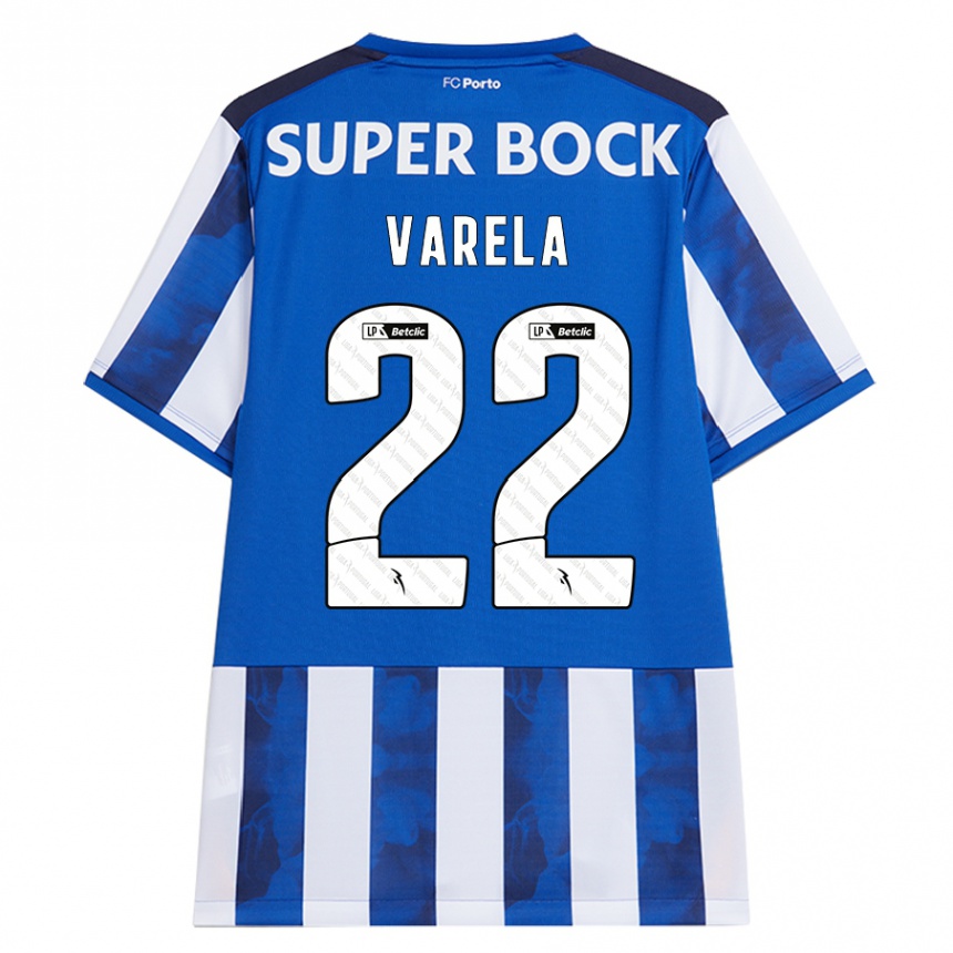 Criança Camisola Futebol Alan Varela #22 Azul Azul Principal 2024/25