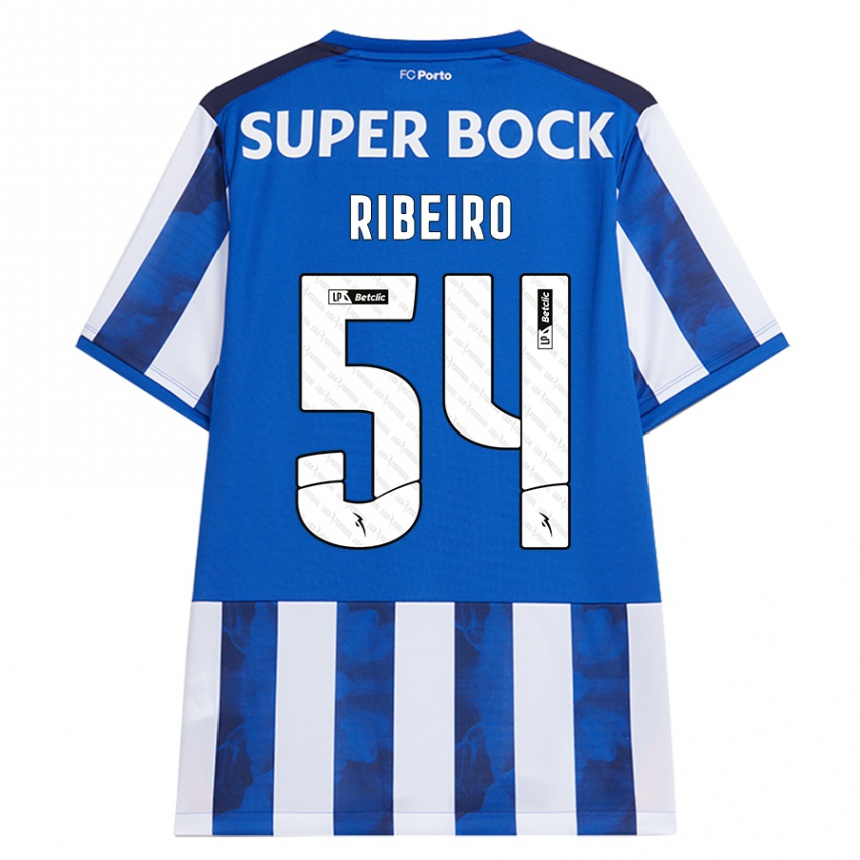 Criança Camisola Futebol António Ribeiro #54 Azul Azul Principal 2024/25