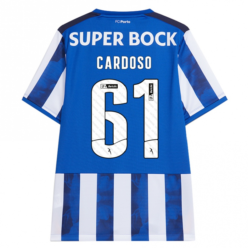 Criança Camisola Futebol Ivan Cardoso #61 Azul Azul Principal 2024/25