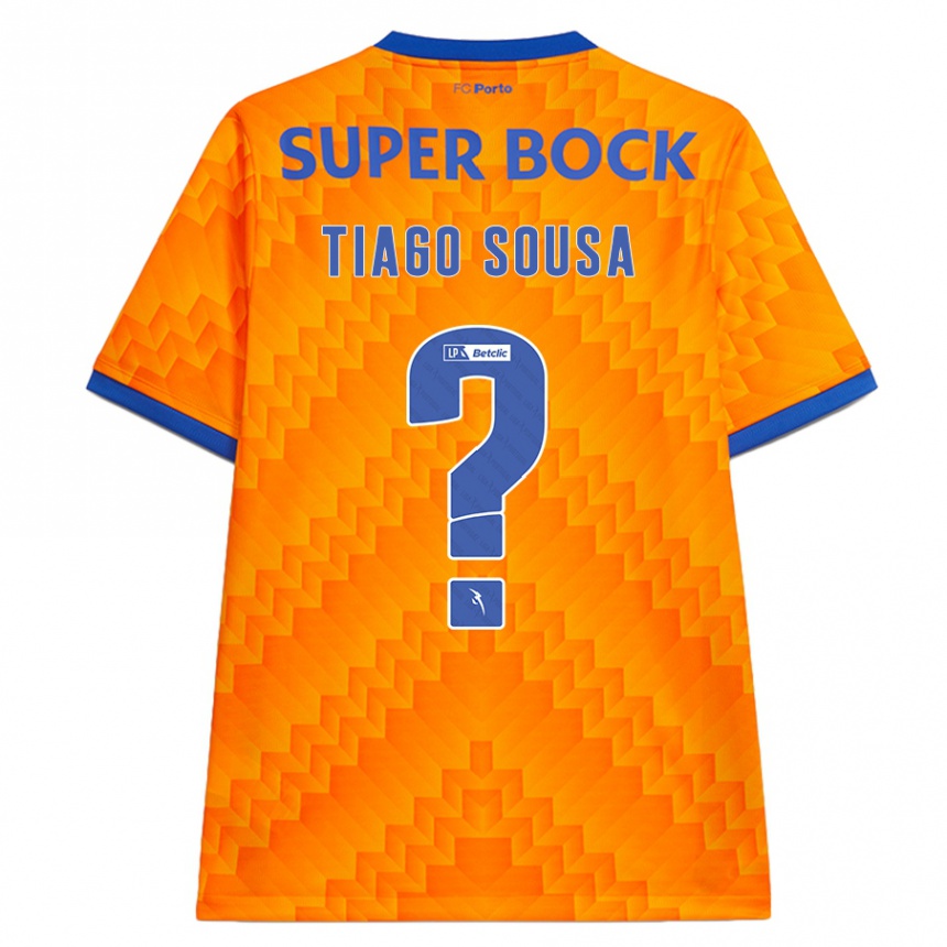 Criança Camisola Futebol Tiago Sousa #0 Laranja Alternativa 2024/25