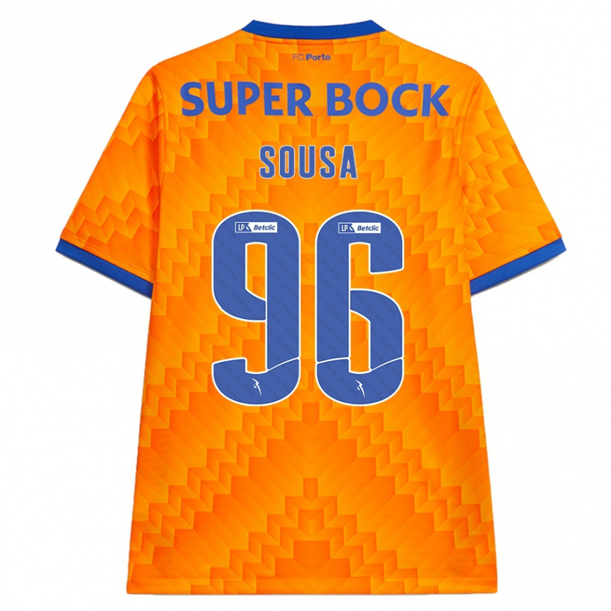 Criança Camisola Futebol Filipe Sousa #96 Laranja Alternativa 2024/25