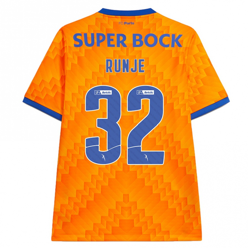 Criança Camisola Futebol Roko Runje #32 Laranja Alternativa 2024/25