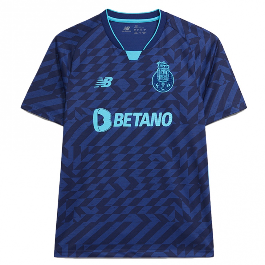 Criança Camisola Futebol Seu Nome #0 Azul-Marinho Terceiro 2024/25