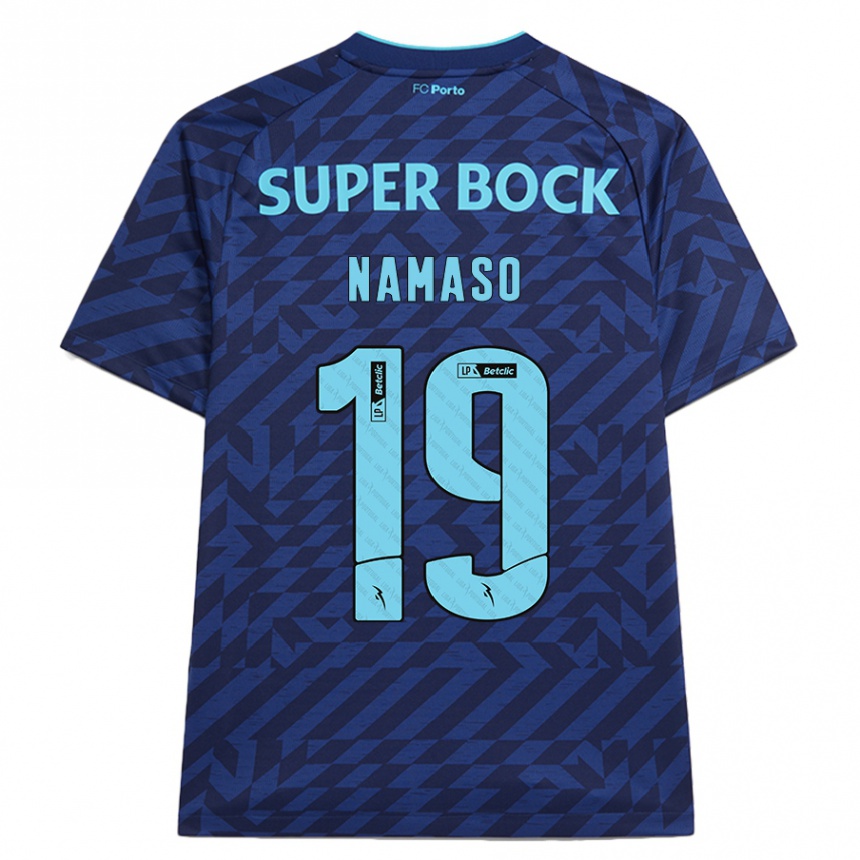 Criança Camisola Futebol Danny Namaso #19 Azul-Marinho Terceiro 2024/25