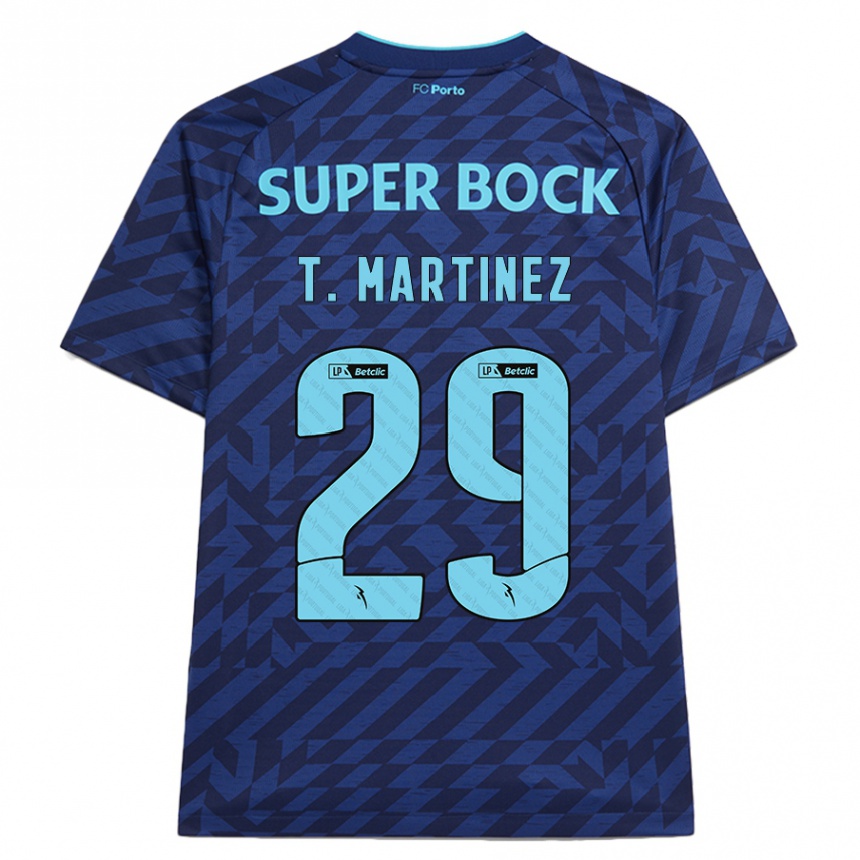 Criança Camisola Futebol Toni Martínez #29 Azul-Marinho Terceiro 2024/25