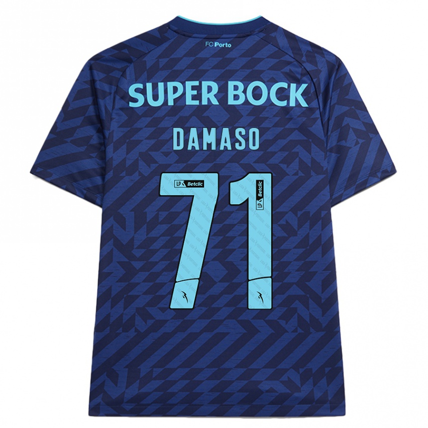 Criança Camisola Futebol Nico Damaso #71 Azul-Marinho Terceiro 2024/25