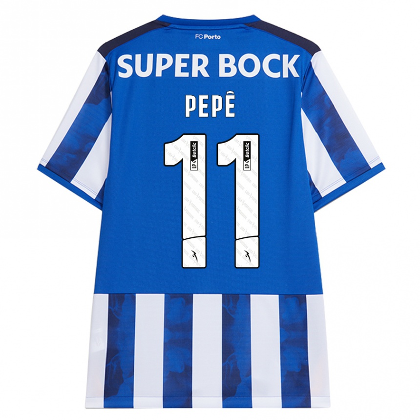 Homem Camisola Futebol Pepe #11 Azul Azul Principal 2024/25