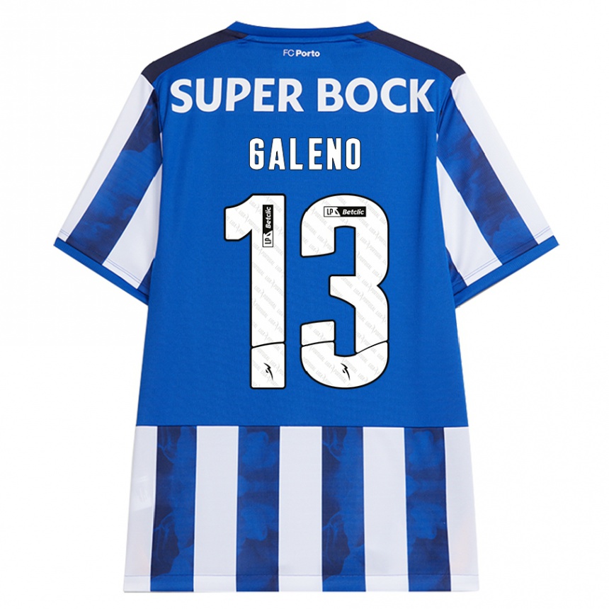 Homem Camisola Futebol Galeno #13 Azul Azul Principal 2024/25