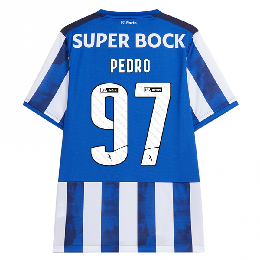 Homem Camisola Futebol Zé Pedro #97 Azul Azul Principal 2024/25