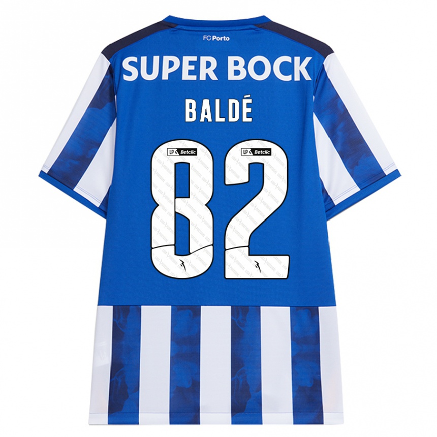 Homem Camisola Futebol Alfa Baldé #82 Azul Azul Principal 2024/25