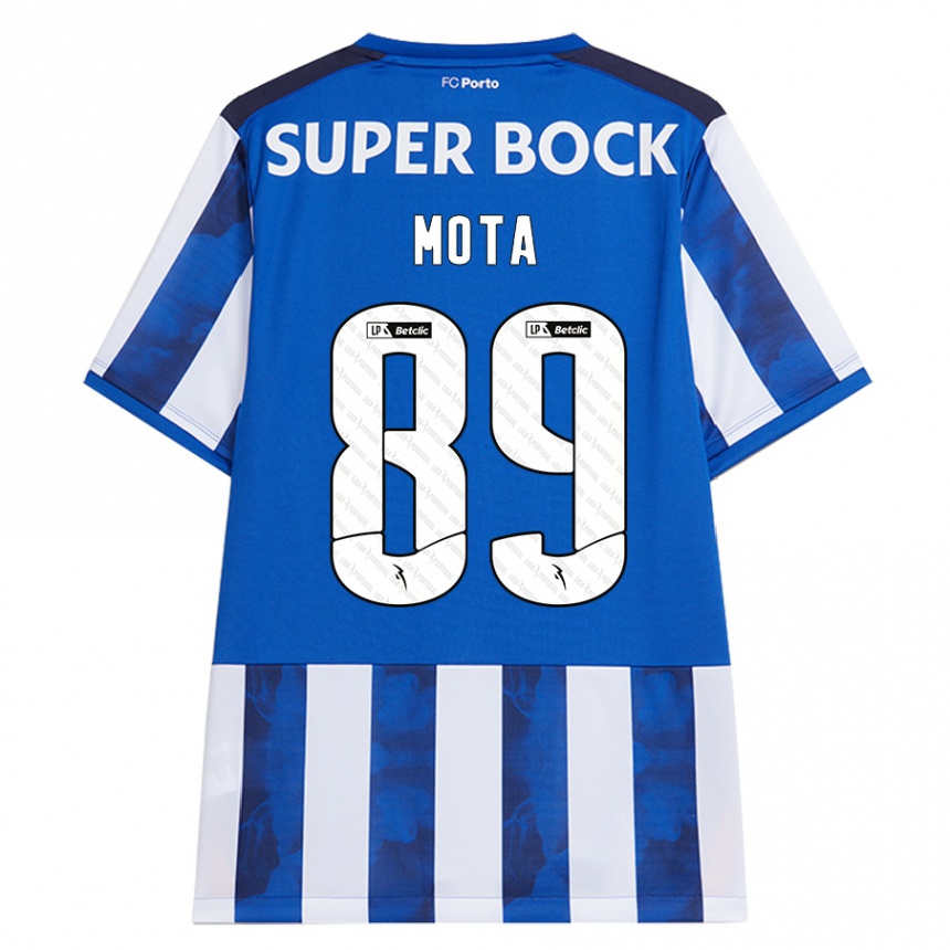 Homem Camisola Futebol Luís Mota #89 Azul Azul Principal 2024/25