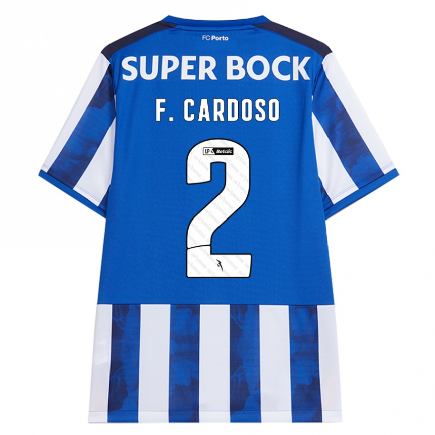 Homem Camisola Futebol Fabio Cardoso #2 Azul Azul Principal 2024/25