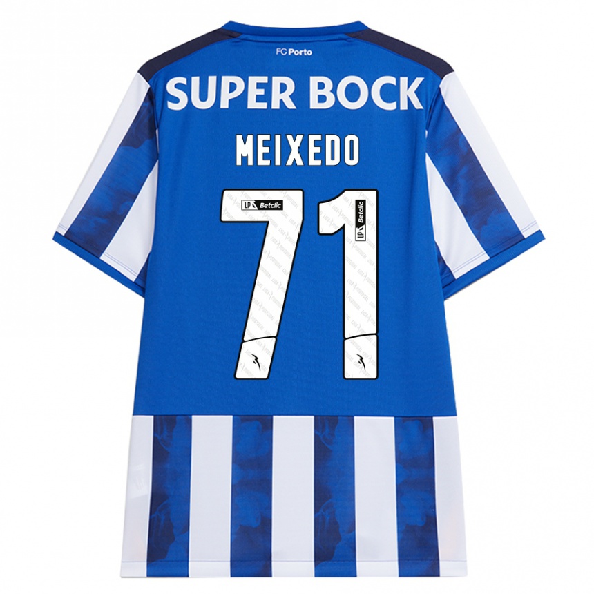 Homem Camisola Futebol Francisco Meixedo #71 Azul Azul Principal 2024/25