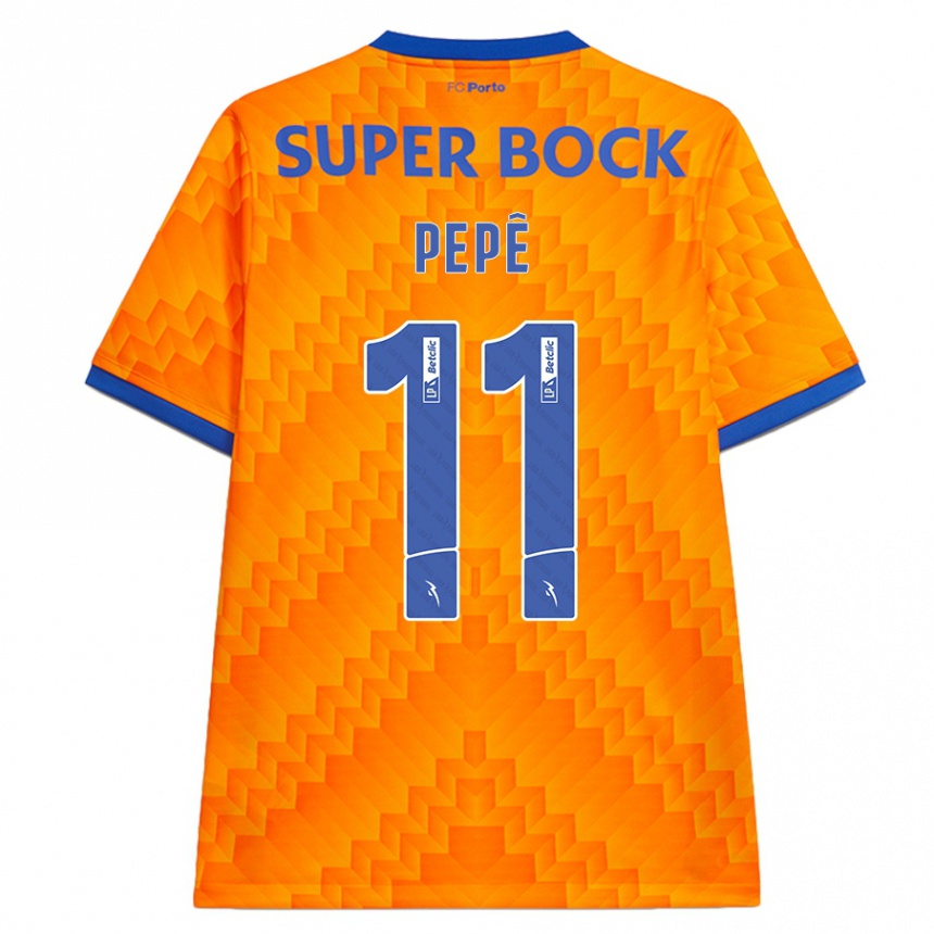 Homem Camisola Futebol Pepê #11 Laranja Alternativa 2024/25