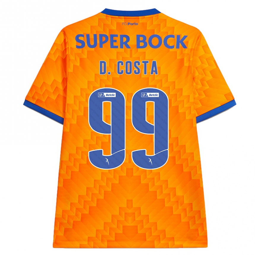 Homem Camisola Futebol Diogo Costa #99 Laranja Alternativa 2024/25