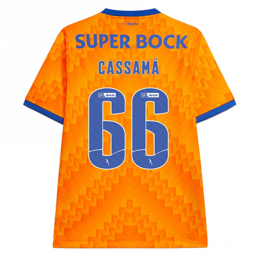 Homem Camisola Futebol Adramane Cassamá #66 Laranja Alternativa 2024/25